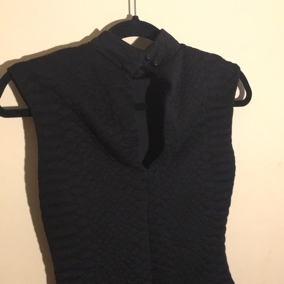 Black Snake Ribbed Bodycon Dress - Picture 3 of 3